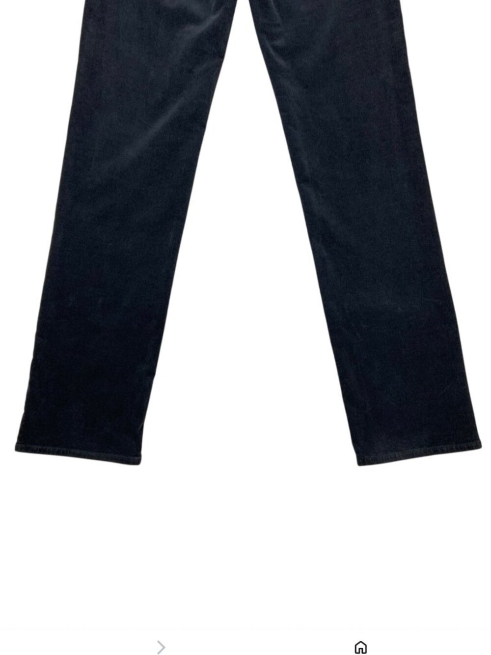 AG Adriano Goldschmied Alexxis High Rise Vintage Straight Corduroy Jean 26 Black - Picture 11 of 13